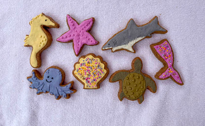 Peanut Butter Dog Treats – Under the Sea Ocean Cookies