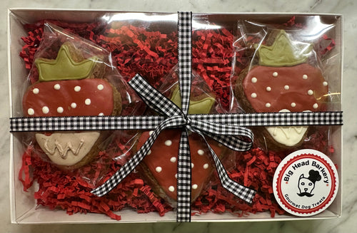 'Chocolate' Dipped Doggy Strawberries