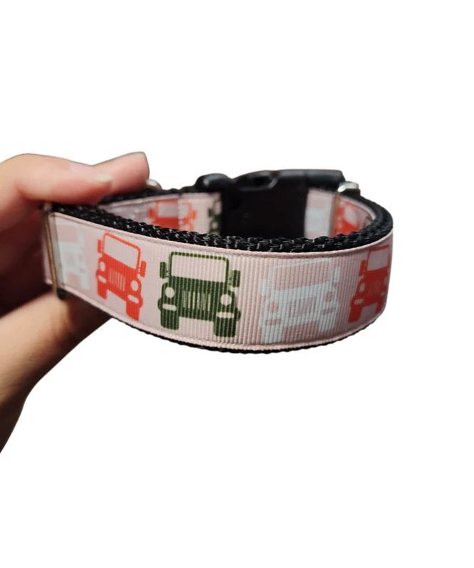 Jeep Nylon Dog Collar