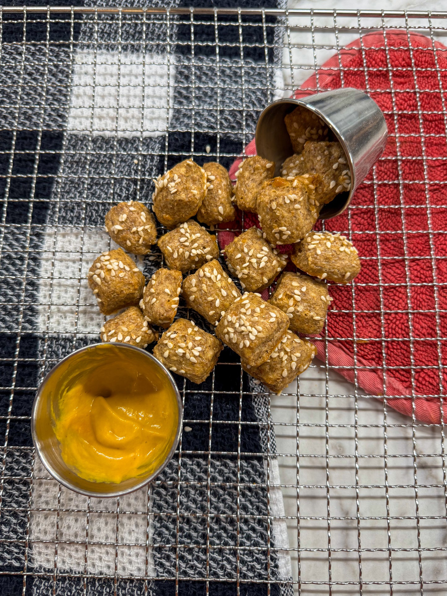 Parmesan Cheddar Pretzel Bites