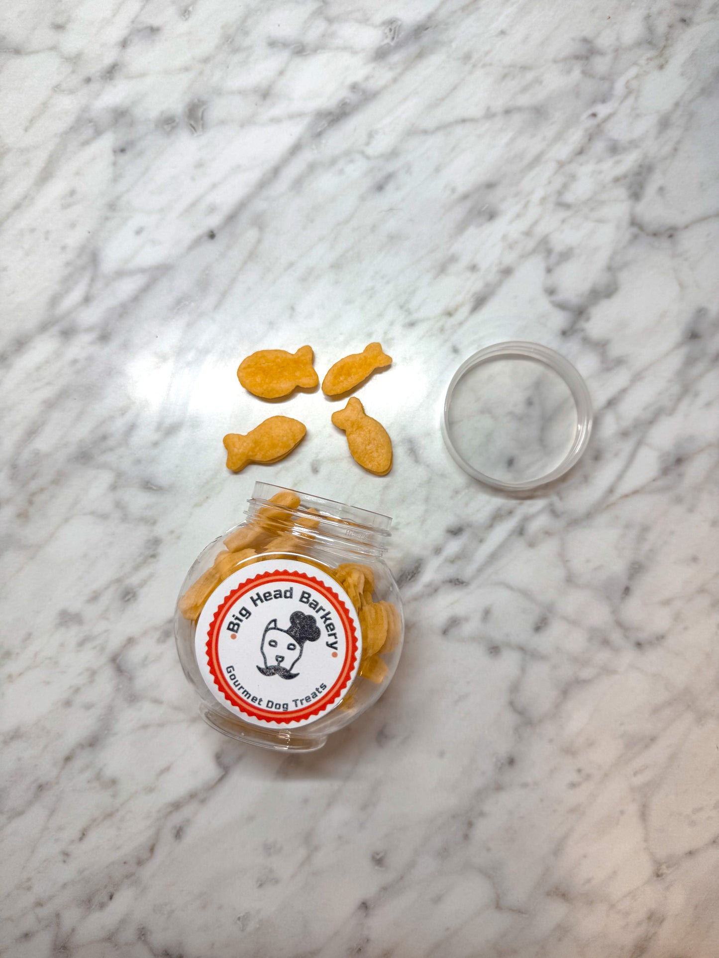 Cheddar Fish Dog Cookies