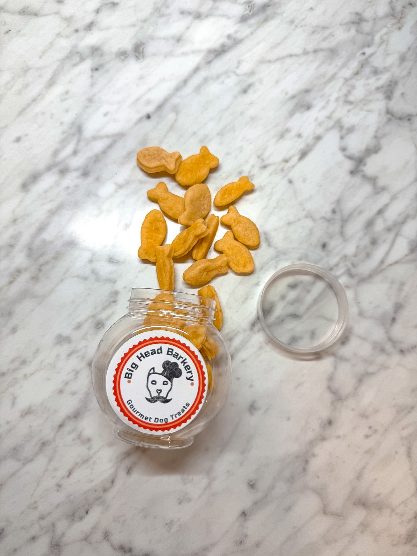 Cheddar Fish Dog Cookies