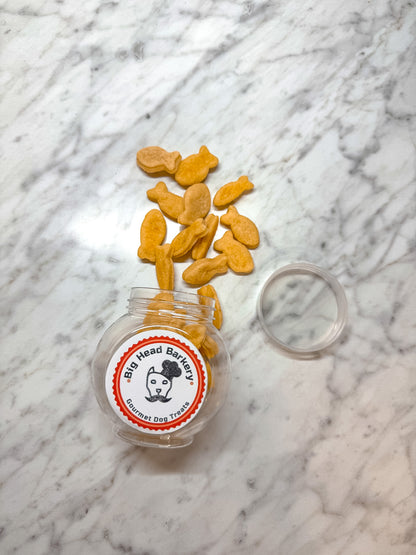 Cheddar Fish Dog Cookies