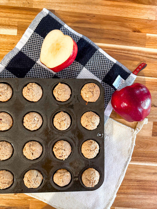 Apple Dog Treats – Mini Muffins for Dogs, Soft & All-Natural, healthy handmade dog treats made for dog lovers by a dog lover