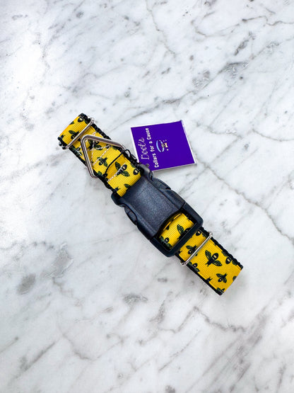 Bee Happy Dog Collar