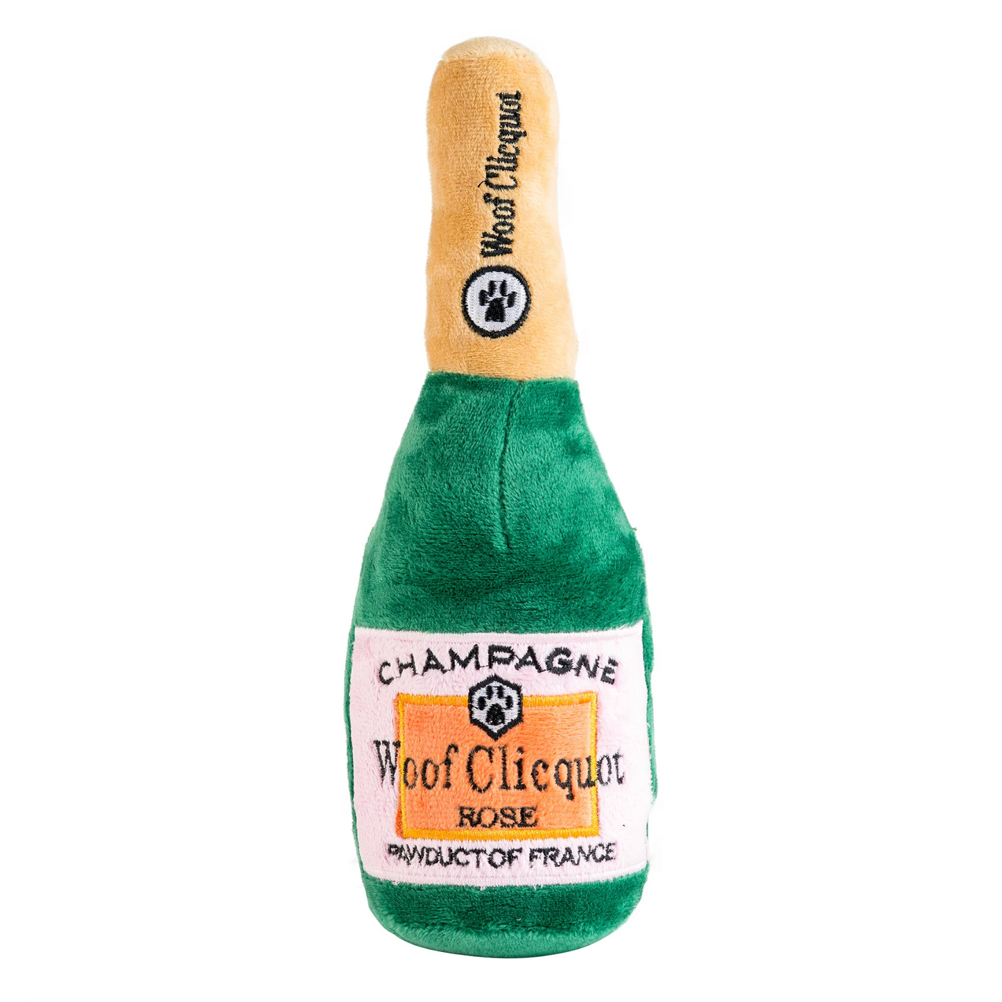 Woof Clicquot Rosé Dog Toy