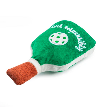 Green Stripe Pickleball Dog Toy