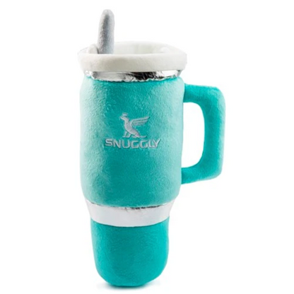 Snuggly Cup Dog Toy - Teal