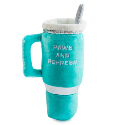 Snuggly Cup Dog Toy - Teal