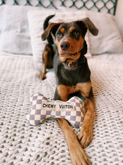 Chewy Vuiton Bone Dog Toy
