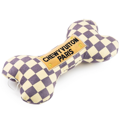 Chewy Vuiton Bone Dog Toy