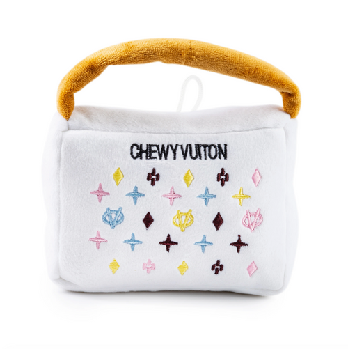 Chewy Vuiton Handbag Dog Toy