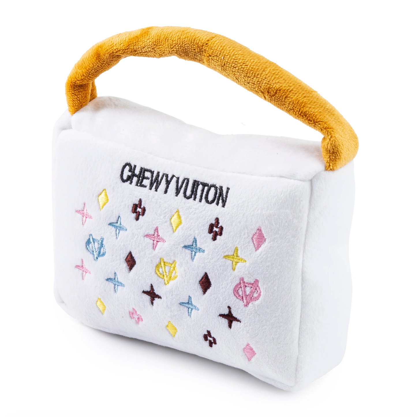Chewy Vuiton Handbag Dog Toy