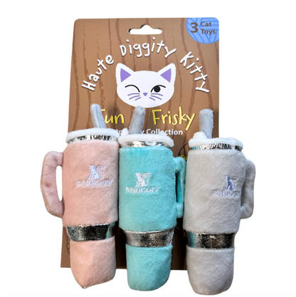 Snuggly Cup Cat Toy 3-Pack