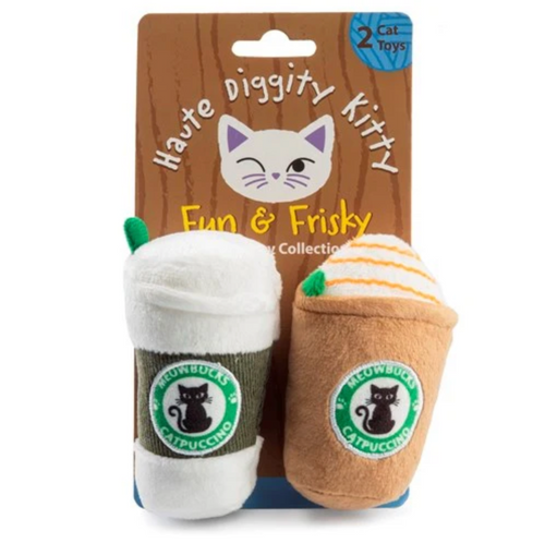 Meowbucks Catnip Coffee Toy Set (2-Pack)