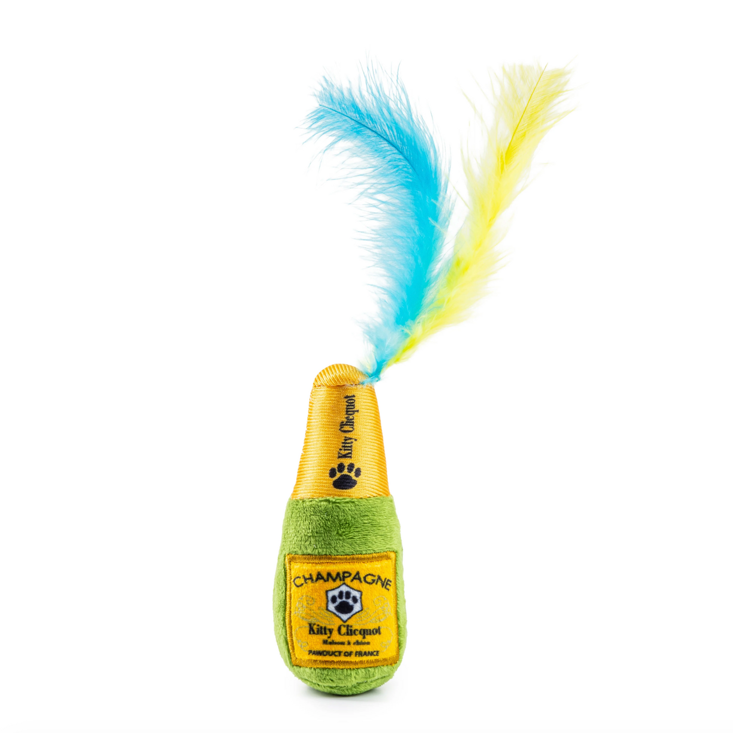 Kitty Clicquot Catnip Toy Set (Bottle & Caviar)