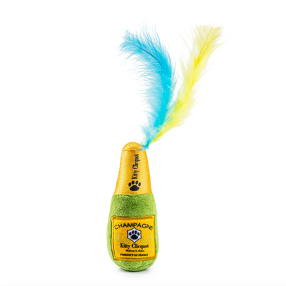 Kitty Clicquot Catnip Toy Set (Bottle & Caviar)