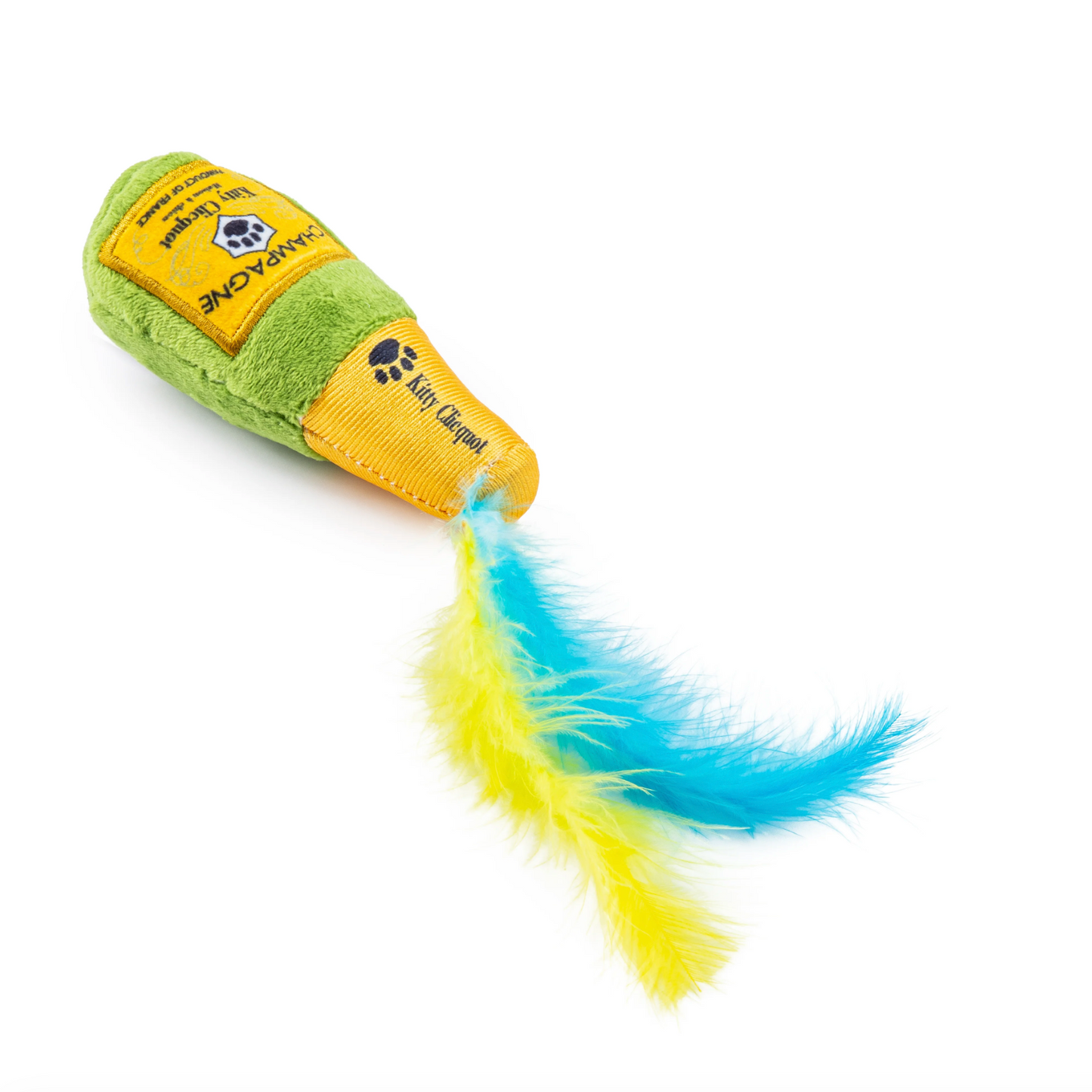 Kitty Clicquot Catnip Toy Set (Bottle & Caviar)