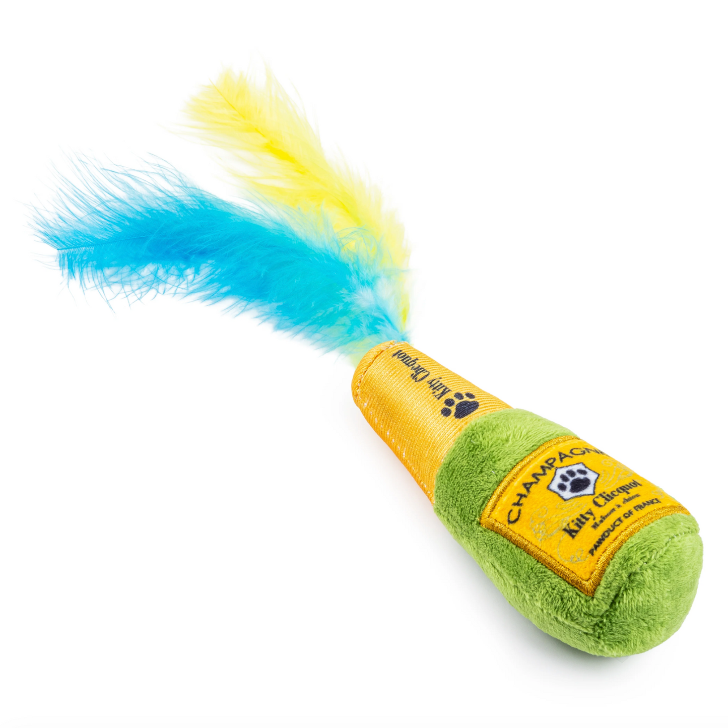 Kitty Clicquot Catnip Toy Set (Bottle & Caviar)
