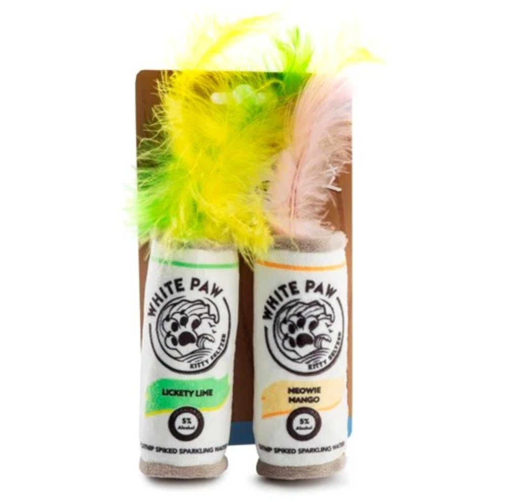 White Paw Catnip Toy Set (Mango & Lime)