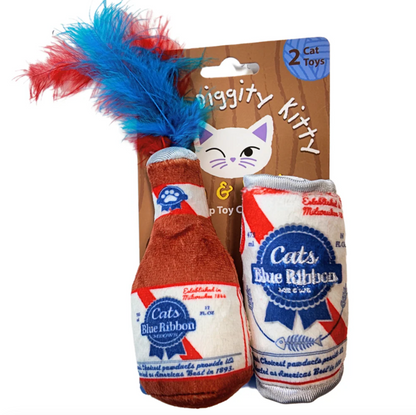 Blue Ribbon Catnip Toy Set (Bottle & Can)