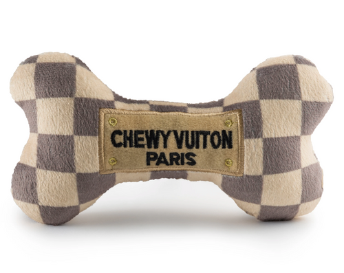 Chewy Vuiton Bone Dog Toy