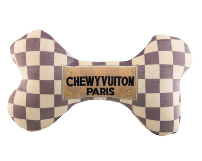 Chewy Vuiton Bone Dog Toy