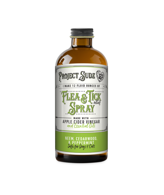 Flea & Tick Relief Spray Concentrate – Natural Defense for Dogs