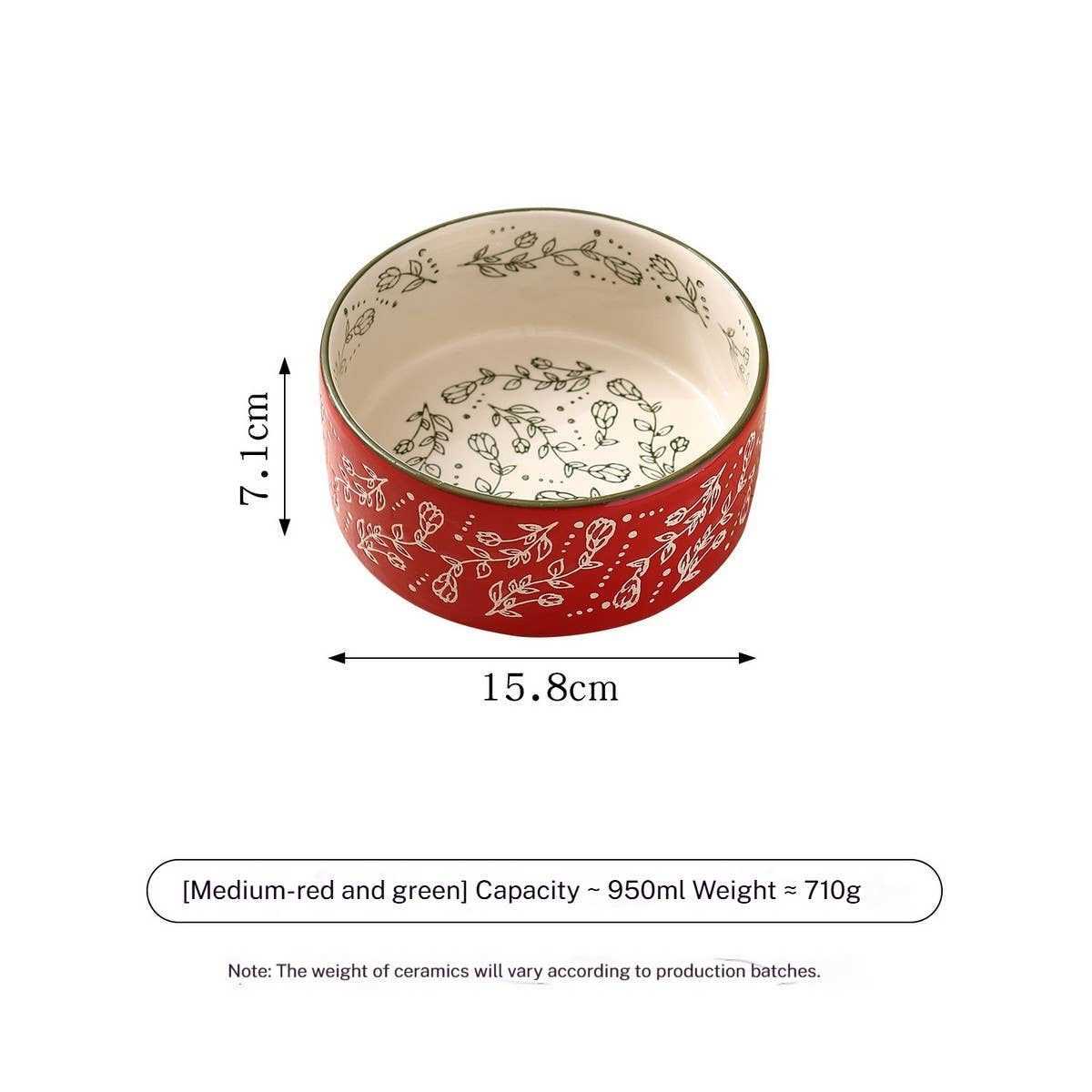 Boho Ceramic Elevated Bowl