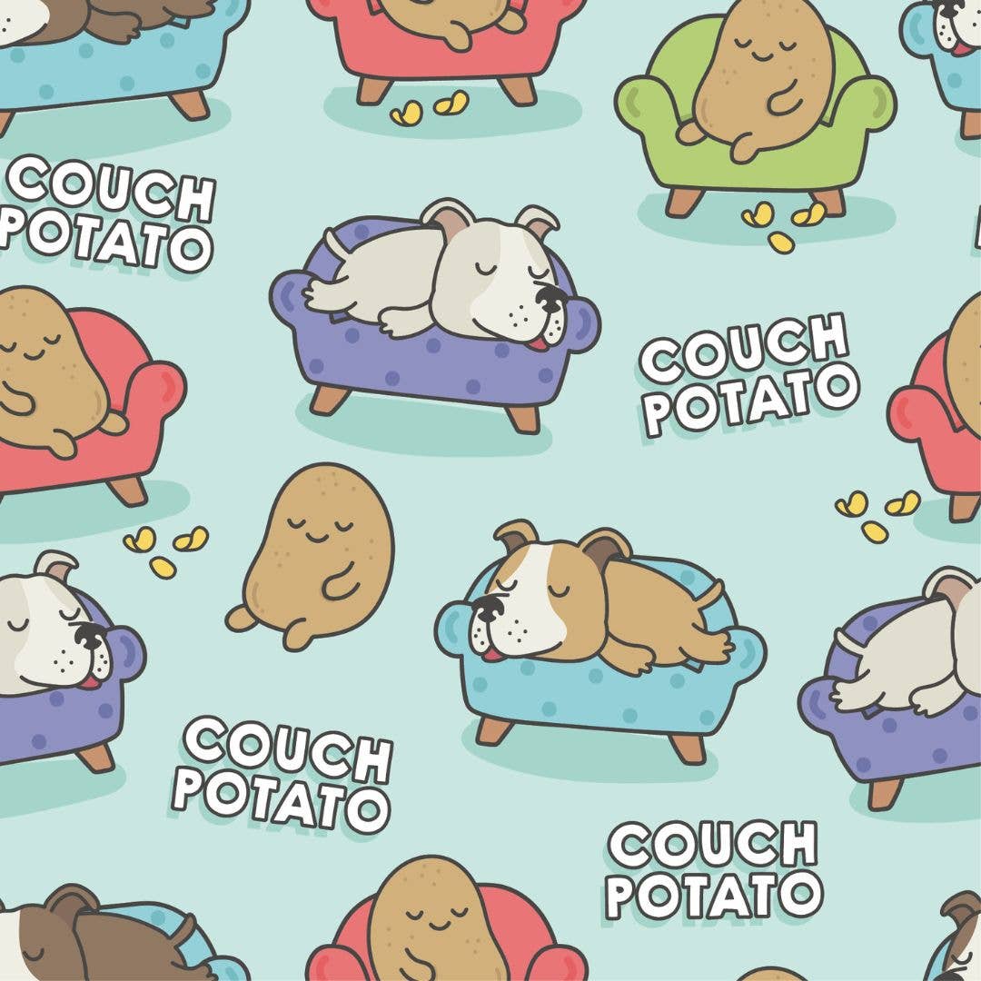 Couch Potato Dog Pajamas – Blue