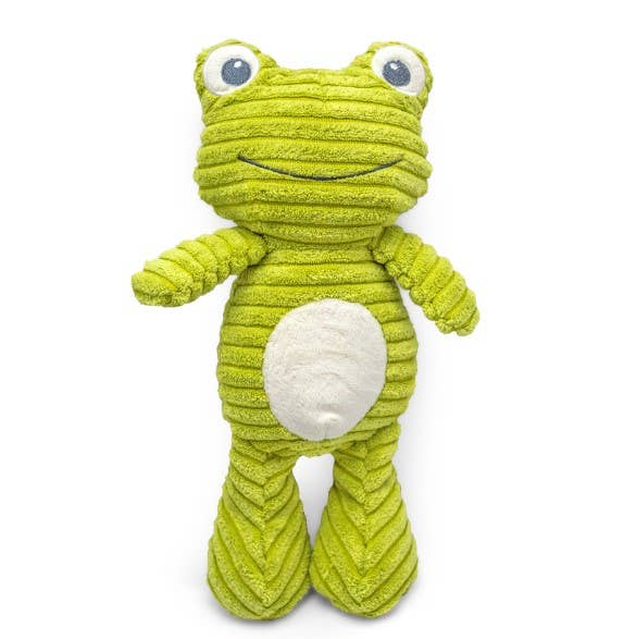 ThoozyPet Tuff & Cuddly Frog Plush Dog Toy 12.5"