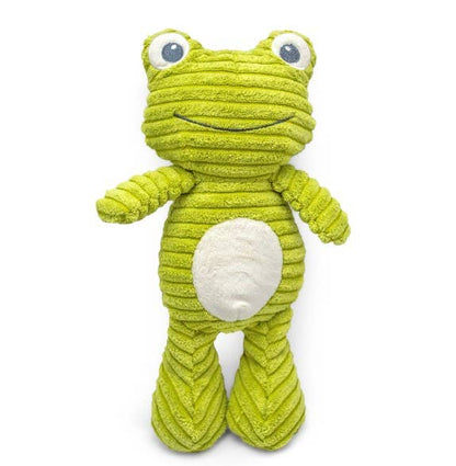 ThoozyPet Tuff & Cuddly Frog Plush Dog Toy 12.5"