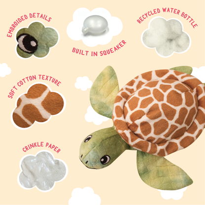 Turtle Dog Toy - Classic