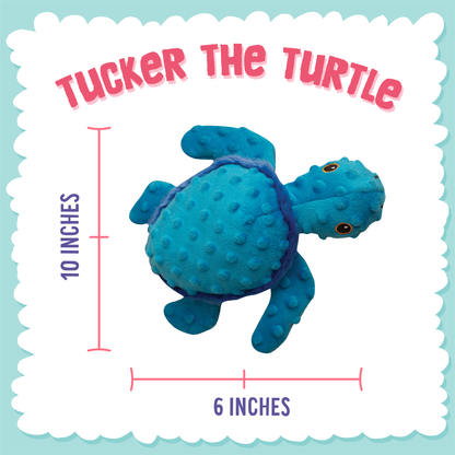 Turtle Dog Toy - Blue