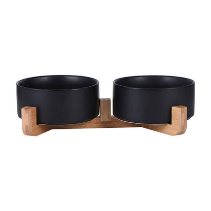 Raised Ceramic Pet Bowl