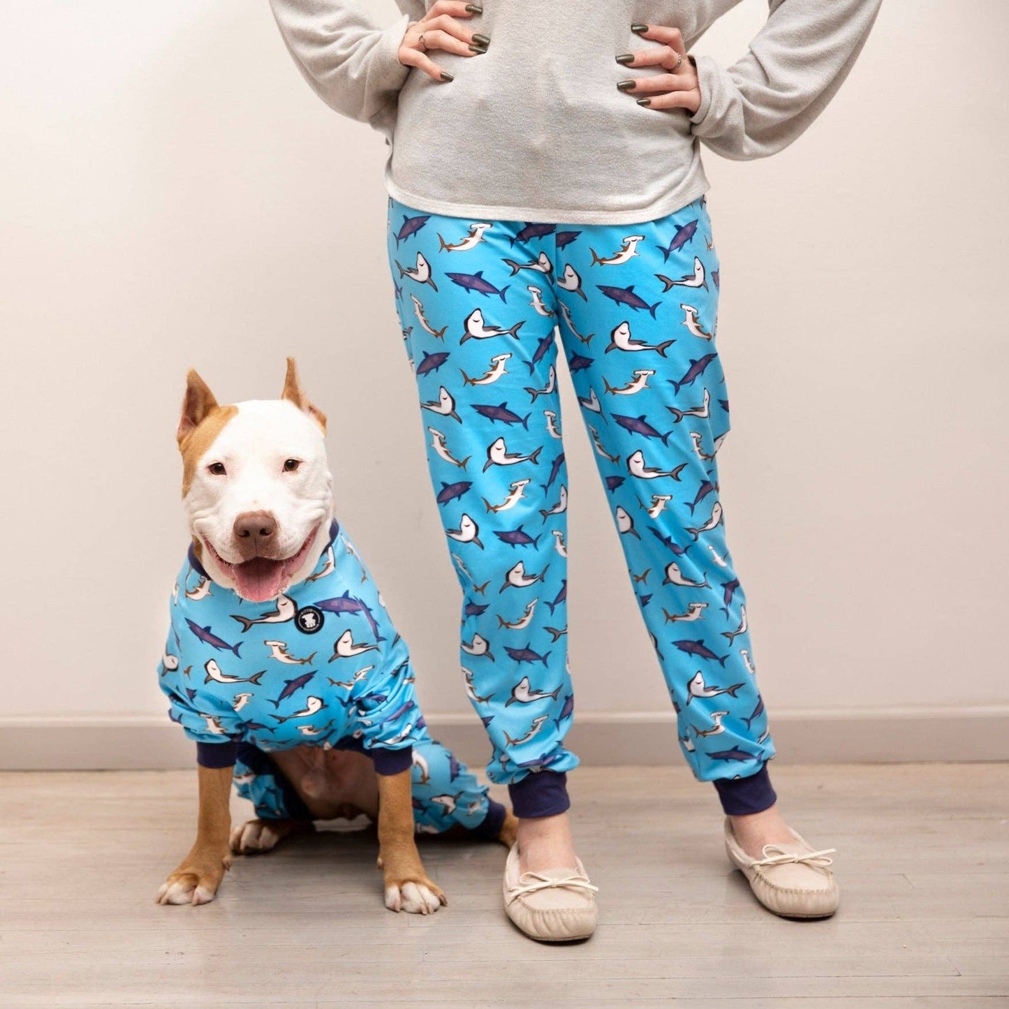 Smilin’ Sharkies Dog Pajamas