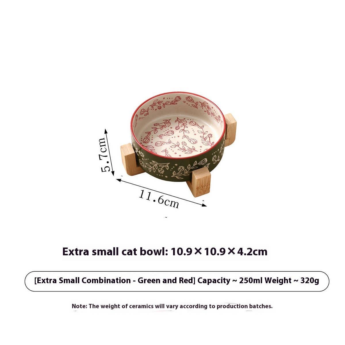 Boho Ceramic Elevated Bowl