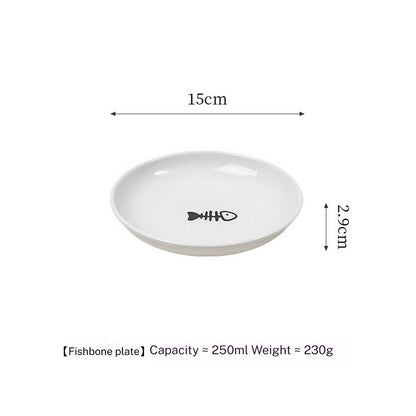 Paw Print Elevated Bowl