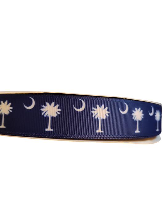 Doot's Pet - Collars For A Cause - Moon and Palms Nylon Dog Collar