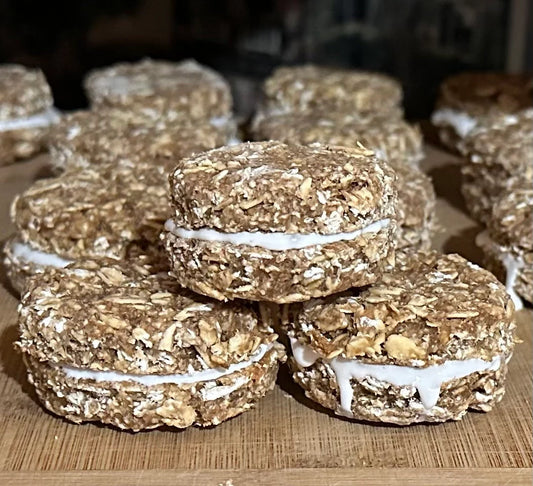 Oatmeal Cream Doggy Pies