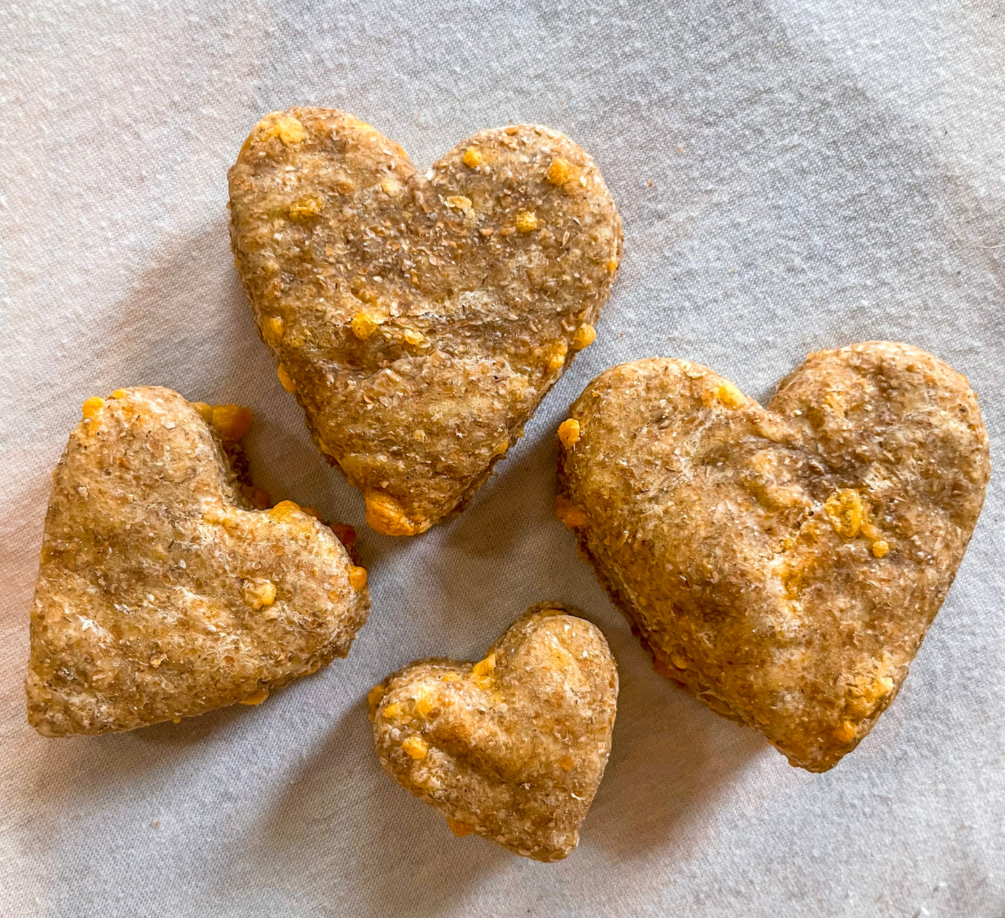 Cheddar Cheese Hearts