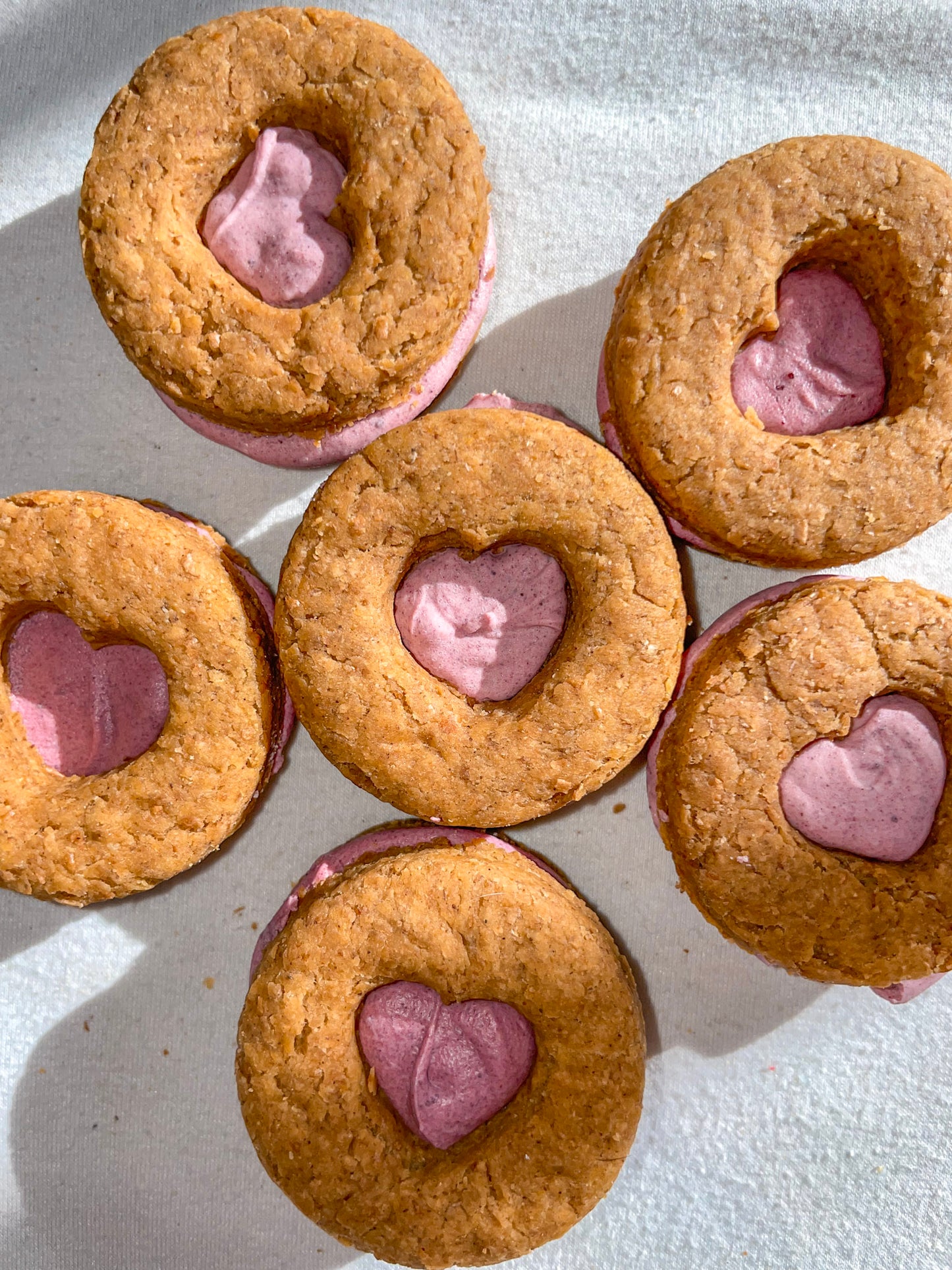 Valentine's Day Sandwich Cookies