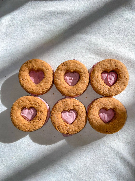 Valentine's Day Sandwich Cookies