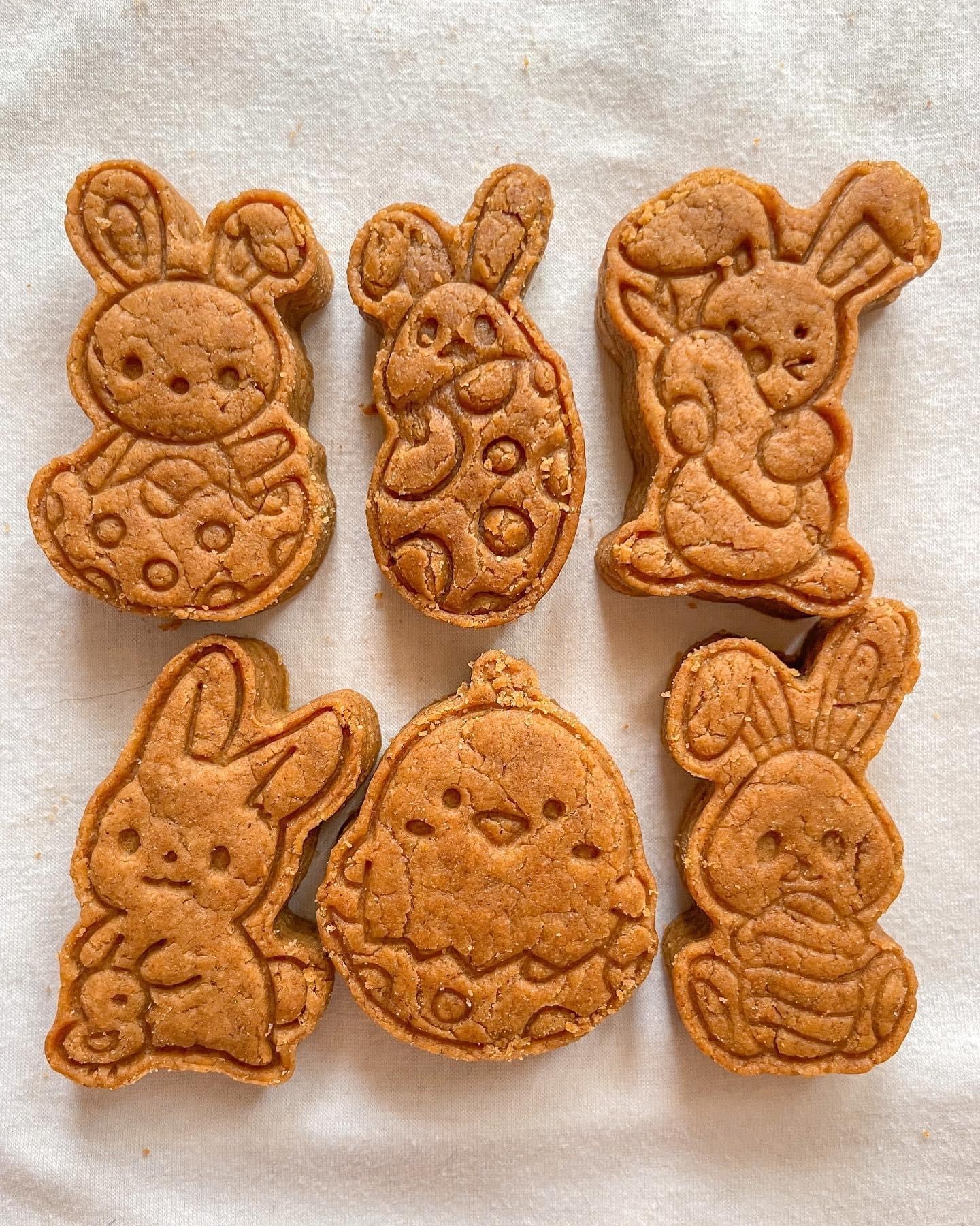 Easter Peanut Butter Dog Cookies