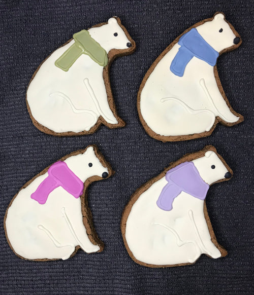 Peanut Butter Dog Treats – Polar Bear Cookie Gift Box